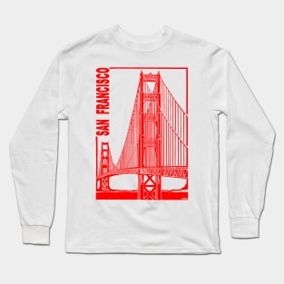 San Francisco-Golden Gate Bridge Long Sleeve T-Shirt